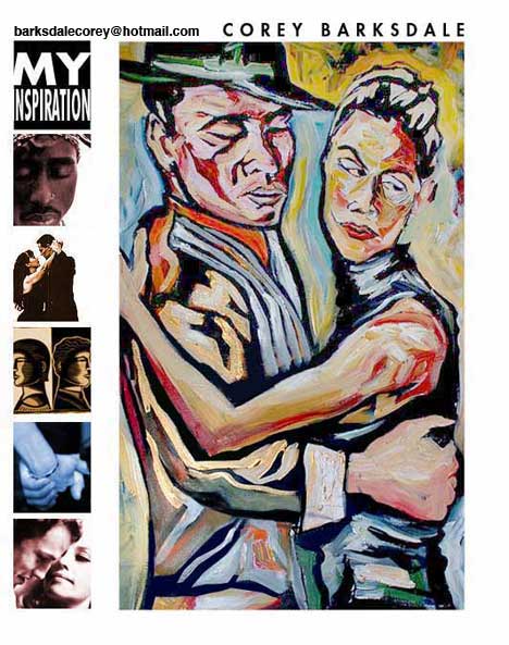 Tango Art Dance Art Love Art Passion Art Acrylic Art Georgia Art