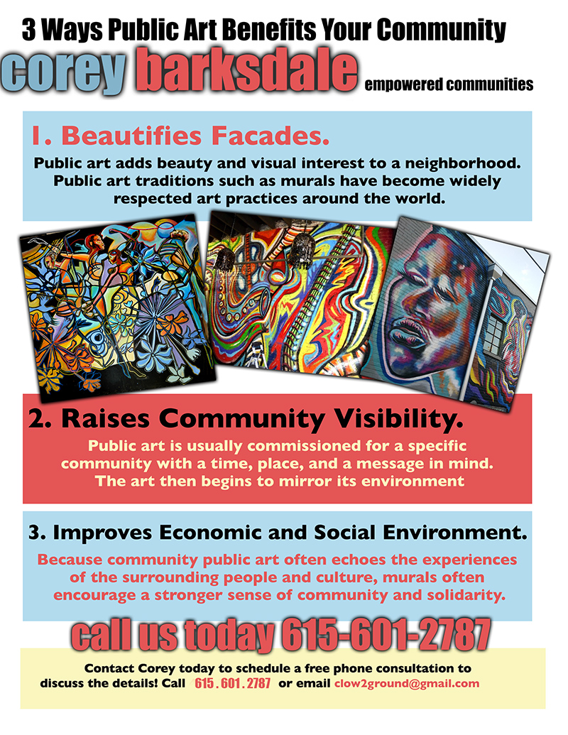 commission Corey Barksdale art muralist