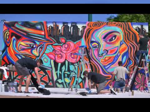 Commission A Mural, Atlanta Mural Artist, African American Mural, Mural NBC Escape Routes, Mural Competitionn, Mural Wall Art, African American Muralist, Atlanta Mural Painting, Corey Barksdale Art, Atlanta Mural Paintings