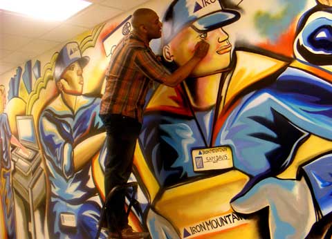 artist african american paintings pts original corey barksdale atlanta fine artwork