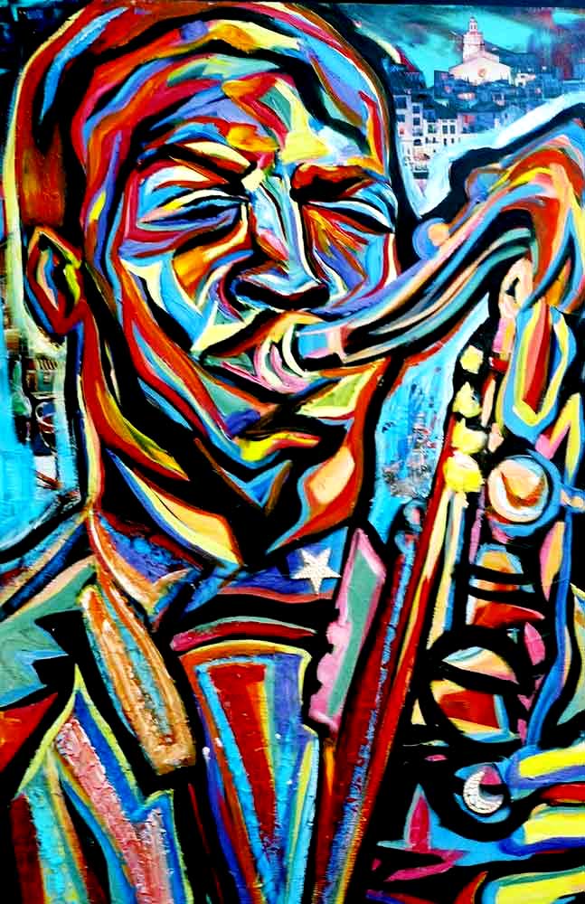 African American jazz art in Atlanta Georgia 