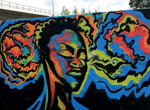 African American Mural Painter American Artist Corey Barksdale