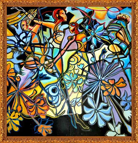 Corey Barksdale Large Format Original Paintings By Atlanta Artist