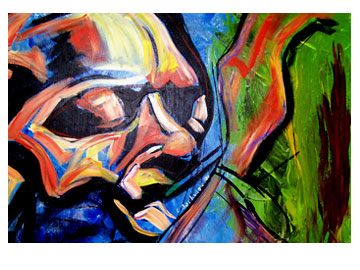dizzy jazz art merican jazz art paintings new orlean fine jazz art artist