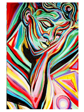Sleeping Beauty Contemporary Online Art Gallery Folk Abstract Art