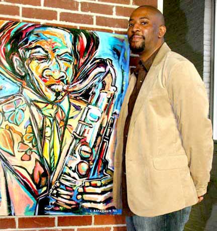 corey artist barksdale atlanta africa artists paintings painter fine georgia lines colors street today he african xplosion performance museum jazz