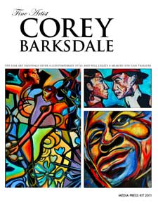 Atlanta Georgia Fine Artist Corey Barksdale Media Press Kit