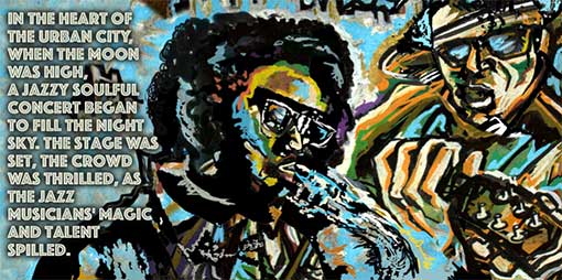 A Jazzy Soulful Concert artwork by Corey Barksdale