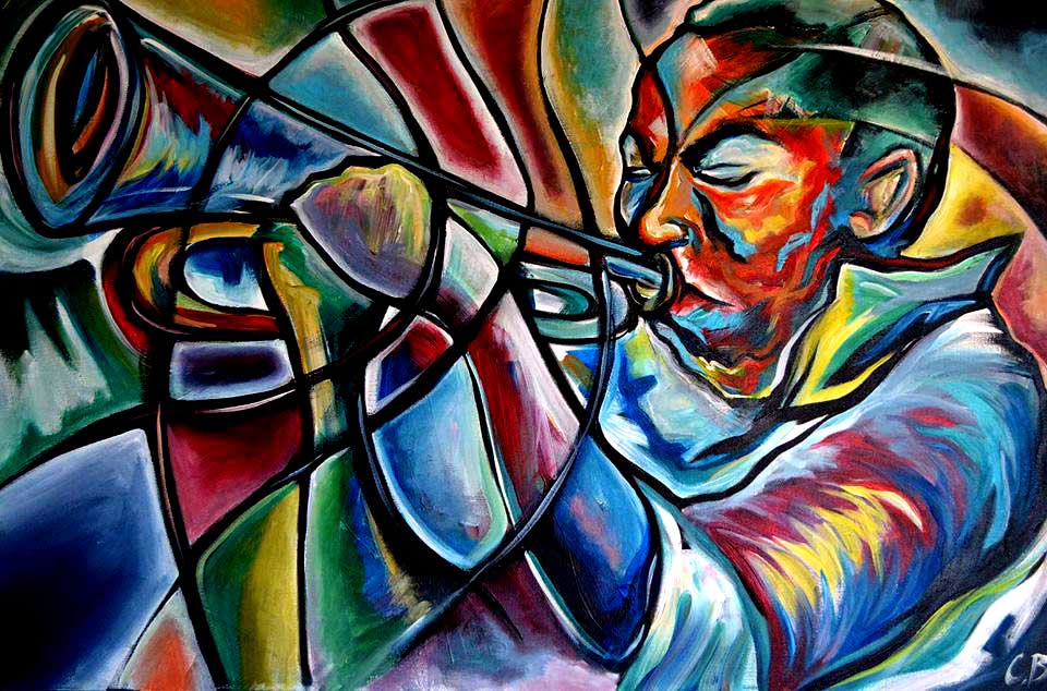 Contemporary art by Atlanta artist Corey Barksdale