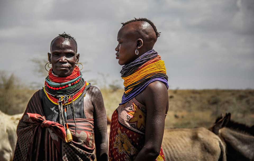 The Karamojong or Karimojong African Tribe Corey Barksdale Graphics artwork by Corey Barksdale