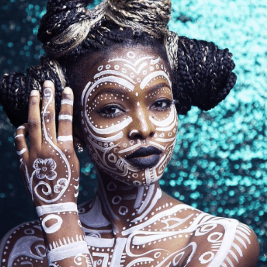 African Culture Face and Body Art