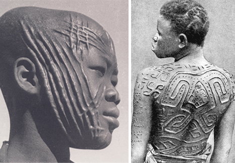 African Culture Face and Body Art