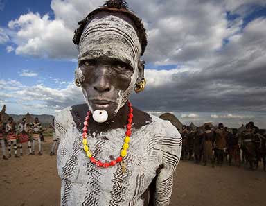 African Culture Face and Body Art