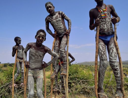 African Culture Face and Body Art