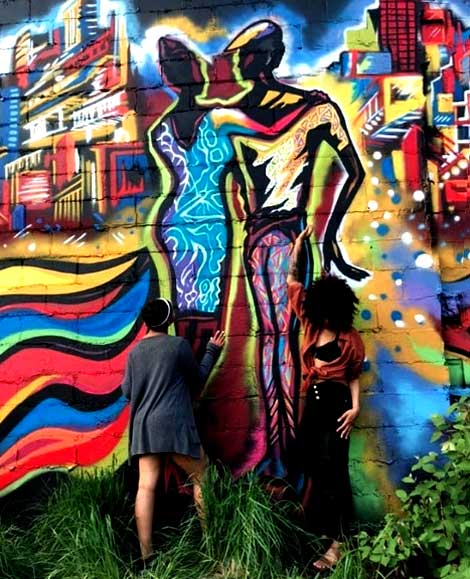 American Divas mural concept for Birmingham, Alabama