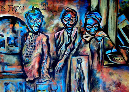 Atlanta artist Corey Barksdale's art creations