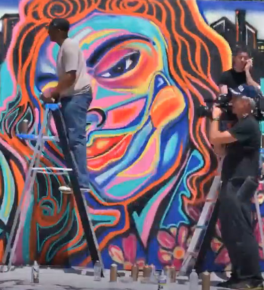 Atlanta artist Corey Barksdale's art creations