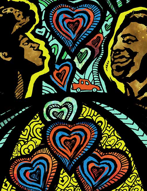 African American art licensing artwork by Corey Barksdale