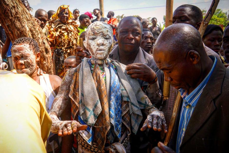 African Ritual artwork by Corey Barksdale