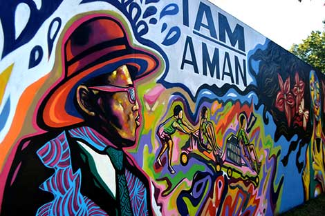 Elevate Atlanta Corey Barksdale Atlanta Art Gallery 
Arts ATLELEVATE Atlanta public art fest to reflect culture