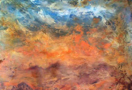 Atlanta landscape painting by Corey Barksdale