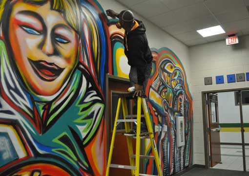 Mural Wall Art - Corey Barksdale Graphics artwork by Corey Barksdale