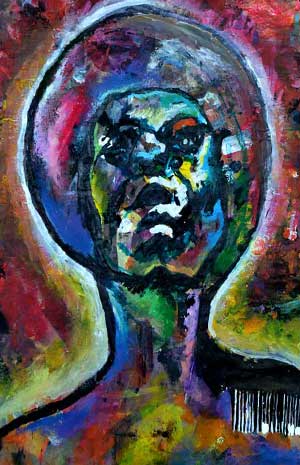 Black Girl with Wings Atlanta Art Gallery - Barksdale Graphics artwork by Corey Barksdale