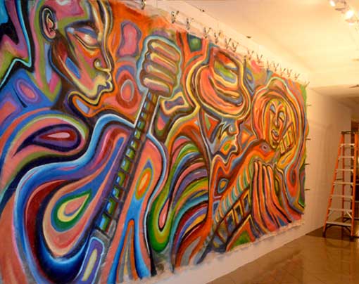 abstract-expressionist-american-artist artwork by Corey Barksdale