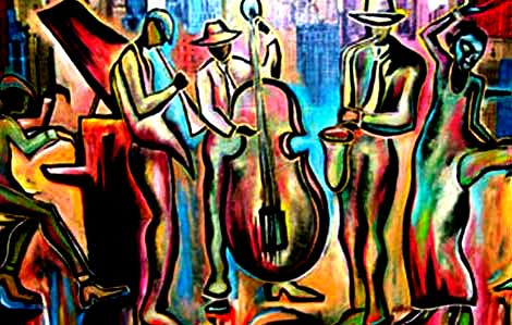 African American jazz art in Atlanta Georgia 