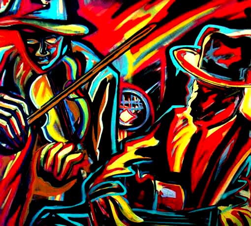 African American jazz art in Atlanta Georgia 