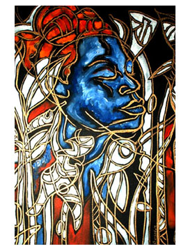 Englands First Black Queen Atlanta Art Gallery - Graphics artwork by Corey Barksdale