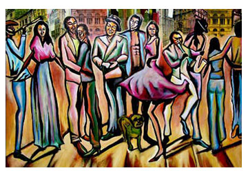 Living For The City Life Illustration Of Urban Life