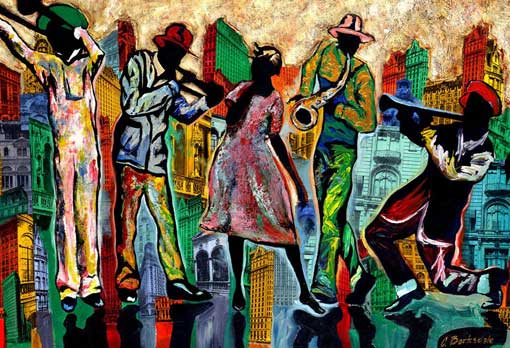 Black Muralist Art Painting African American Art Gallery