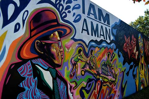 I AM A MAN artwork by Corey Barksdale