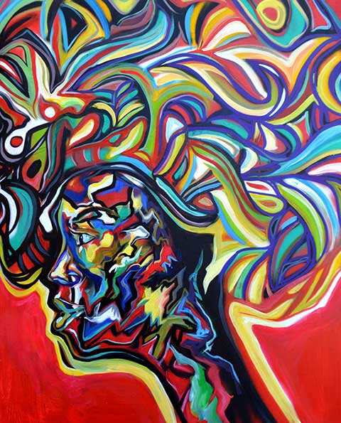 african-american-visual-artist-paintings artwork by Corey Barksdale