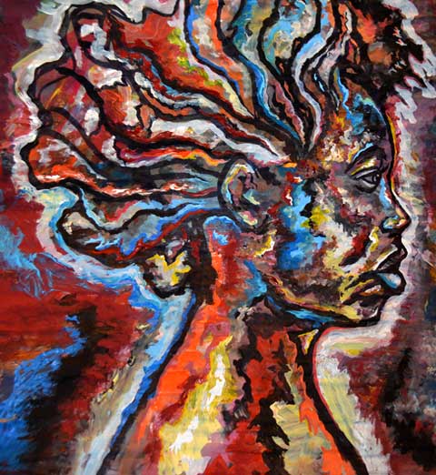 Movie Art Rental artwork by Corey Barksdale