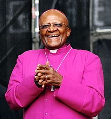 Desmond Tutu African Hero Corey Barksdale Graphics artwork by Corey Barksdale