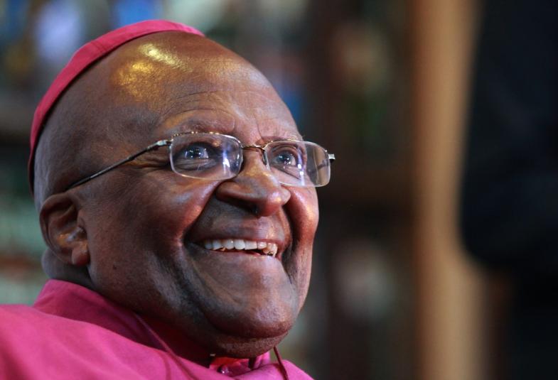Desmond Tutu African Hero Corey Barksdale Graphics artwork by Corey Barksdale